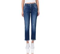 Miracle of Denim M.O.D Damen Jeans Peggy Comfort Straight Mid Rise in Egypt Blue