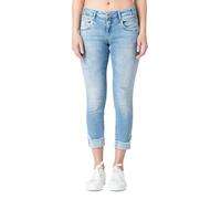 Miracle of Denim M.O.D Damen Jeans Rita Regular Fit in Ashberry Blue L26 (DE/NL/SE/PL, Bundweite & Schrittlänge, 29, 26, Ashberry Blue)