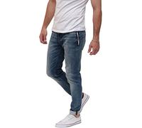 Miracle of Denim M.O.D. Herren Jeans Marcel - Slim Fit - Blau - Sparrow Blue Jogg W28-W38 Baumwolle Stretch, Größe:31W / 34L, Farbvariante:Sparrow Blue Jogg 3564