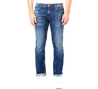 Miracle of Denim M.O.D Herren Jeans Thomas Comfort 5-Pocket-Style Jeanshose (DE/NL/SE/PL, Bundweite & Schrittlänge, 36, 34, Cuba Blue)