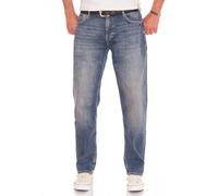 Miracle of Denim M.O.D Herren Jeans Thomas Comfort, Farbe:Deprave Blue, W32, L34