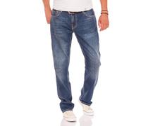 Miracle of Denim M.O.D Herren Jeans Thomas Comfort Mid Blue, W32, L30