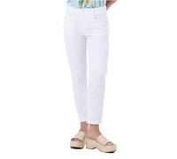 Miracle of Denim M.O.D MOD, Rita Regular Fit, Damen Jeans Popeline Stretch Soft White W 27 L 28