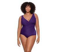 Miraclesuit Damen-Badeanzug, Übergröße, Must Haves Oceanus, einteiliger Badeanzug, mulberry, 22