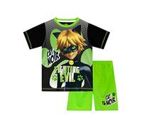 Miraculous Jungen Cat Noir Schlafanzug Grün 104