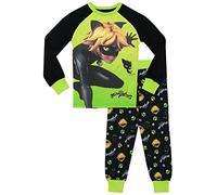 Miraculous Jungen Cat Noir Schlafanzug Slim Fit Mehrfarbig 152