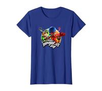 Miraculous Ladybug Cat Noir Miraculous Day 2024 Kwamis T-Shirt, Damen, Königsblau, XL