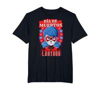 Miraculous Ladybug Dia De Los Muertos T-Shirt, Herren Große Größen, Schwarz, 2X Tall