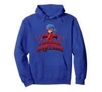 Miraculous Ladybug Glam Rock LB Pullover Hoodie, Unisex für Erwachsene, Königsblau, M