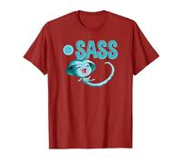 Miraculous Ladybug Kwamis Collection Sass Power T-Shirt, Herren, Cranberry, L