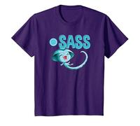Miraculous Ladybug Kwamis Collection Sass Power T-Shirt, Kinder, Violett, 140
