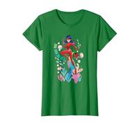 Miraculous Ladybug Summer Aqua You Can Do It T-Shirt, Damen, Dunkelgrün, M