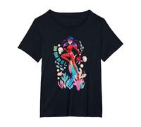 Miraculous Ladybug Summer Aqua You Can Do It T-Shirt, Damen Große Größen, Schwarz, 2X