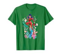 Miraculous Ladybug Summer Aqua You Can Do It T-Shirt, Herren, Dunkelgrün, L