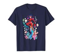 Miraculous Ladybug Summer Aqua You Can Do It T-Shirt, Herren, Marineblau, 6XL