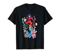 Miraculous Ladybug Summer Aqua You Can Do It T-Shirt, Herren, Schwarz, 4XL