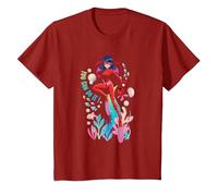 Miraculous Ladybug Summer Aqua You Can Do It T-Shirt, Kinder, Cranberry, 104