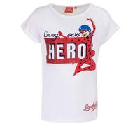 Miraculous Ladybug T-Shirt 100 % Baumwolle mit ikonischem Print Weiß 5 Jahre