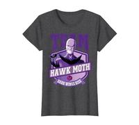 Miraculous Ladybug - Team Hawk Moth T-Shirt, Damen, Anthrazit Meliert, XL