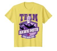Miraculous Ladybug - Team Hawk Moth T-Shirt, Kinder, Gelb, 104