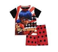 Miraculous Mädchen Ladybug Schlafanzug Rot 110
