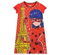 Miraculous Nachthemd Mädchen | Tupfen Nachthemden Für Kinder | Tikki Mädchen Nachthemd | Ladybug Schlafanzug Rot 116