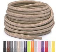 Miscly Schnürsenkel Rund Reißfest für Sportschuhe, Sneaker und Stiefel, Ø 4 mm (91 cm, Khaki)
