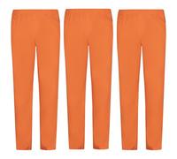 MISEMIYA Unisex 3 Pcs-Pantalón Sanitario Mz-3-8312 3er-Pack Hose, orange, XXL