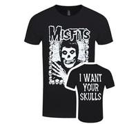 Misfits I Want Your Skulls Herren T-Shirt Schwarz, Schwarz , XL
