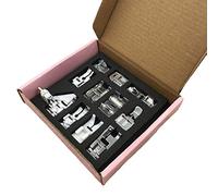 MisFox 11 Stück Nähfuß Nähmaschinen Nähfuß-Set Zubehör Set Multifunktions Haushaltszubehör-Set für Nähmaschine von W6, Brother, Singer, Privileg, Janome, Husqvarna und Mehr