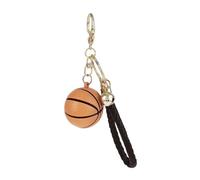 MisFun Basketball Schlüsselanhänger, Basketball Anhänger, Basketball Geschenke, Kreatives Hängendes Schlüsselringe, mit Glocke, für Jungen Sportfan Basketball, Inspirierende Geschenk für Kinder