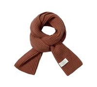 Misfuso Schal Herren Damen Winter,Winterschal Strickschal Unisex Lang Grobstrick Schals Warm Pure Farbe für Herbst und Winter Geschenk-Kastanienbraun