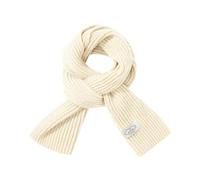 Misfuso Schal Herren Winter Winterschal Strickschal Unisex Warmer Pure Farbe Schals Damen Winter Schal-Beige