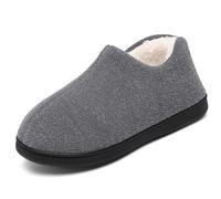 Mishansha Herren Damen Warme Hausschuhe Wildleder Gefüttert Pantoffeln Hausschuhe Plüsch Bequeme Kunstpelz Winterschuhe Futter Warm 39 EU