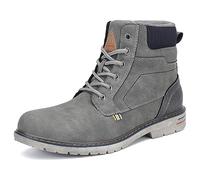 Mishansha Herren Wasserdicht Wanderhalbschuhe Outdoor Herbstschuhe Damen Wanderstiefel Grau 45
