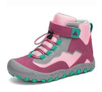 Mishansha Kinder Wanderschuhe rutschfest Trekkingschuhe Gr.24-28 | Jungen Mädchen ,Leichte,Atmungsaktiv,übergangsschuhe,Kinderschuhe,Outdoorschuhe Klettverschluss