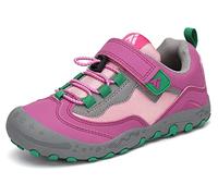 Mishansha Wanderschuhe Kinder Sports Sneaker Mädchen Jungen Laufschuhe Leicht Turnschuhe Outdoor Trekkingschuhe Pink 34