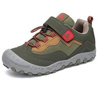 Mishansha Wanderschuhe Kinder Sports Sneaker Mädchen Laufschuhe Leicht Turnschuhe Outdoor Trekkingschuhe Grün 28