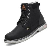 Mishansha Winterschuhe Herren Damen Winterstiefel Winterboots Gefüttert Wanderschuhe Barfußschuhe Winter Wasserdicht Schneestiefel Warme Schneeschuhe Lakritz,GR.36