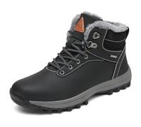 Mishansha Winterschuhe Herren Warme Gefüttert Winterstiefel Damen Winter Boots Outdoor Schwarz Gr.41