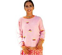 Miss Goodlife Damen Pullover MG11435, Heart, Rose, S