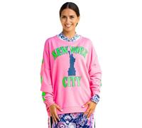 Miss Goodlife Damen Sweatshirt, New York City, MG11306, Rose, M
