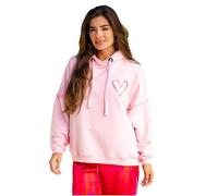 Miss Goodlife MG11312 Damen Hoodie This is My Happy Place, dust Rose, M