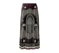 miss lagotte - Plisseerock - Life is a Party lila/schwarz - Gr. - 38