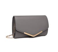 Miss Lulu Clutch Damen Abendtasche Elegante Kettentasche Damen Tasche Clutch Bag Handtasche Hochzeit Umhängetasche Mädchen klein Umhängetasche
