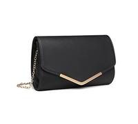 Miss Lulu Clutch Damen Abendtasche Elegante Kettentasche Damen Tasche Clutch Bag Handtasche Hochzeit Umhängetasche Mädchen klein Umhängetasche