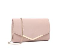 Miss Lulu Clutch Damen Abendtasche Elegante Kettentasche Damen Tasche Clutch Bag Handtasche Hochzeit Umhängetasche Mädchen klein Umhängetasche