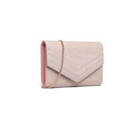 Miss Lulu Clutch Damen Elegant Umschlag Damen-clutches Abendtasche Brauttasche Umschlag Tasche Handtasche mit Kette für Hochzeit Party Prom