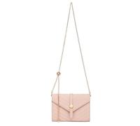 Miss Lulu Clutch Damen, Elegante Envelope Pochette, Vegan Wildleder Handtasche Klein Clutch Umschlag Crossbody Schultertasche Tasche Abendtasche Rosa-1
