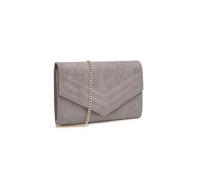 Miss Lulu Clutch Damen, Elegante Envelope Pochette, Vegan Wildleder Handtasche Klein Clutch Umschlag Crossbody Schultertasche Tasche Abendtasche